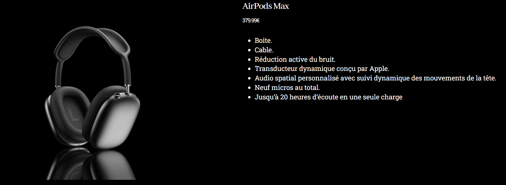 Eurocash Rennes Produit Airpods Max 1